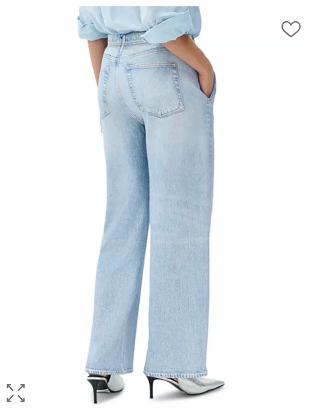 Rag & Bone Miramar Mid Rise Wide Leg Sweatpants Jean NWOT - Picture 3 of 4